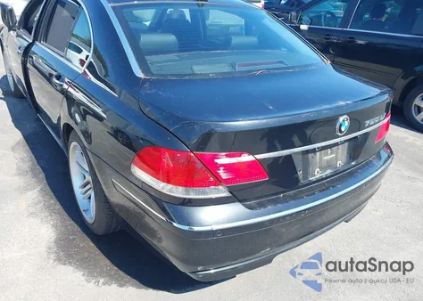 2007 BMW 760Li из США, поврежденный, VIN WBAHN03587DD98749